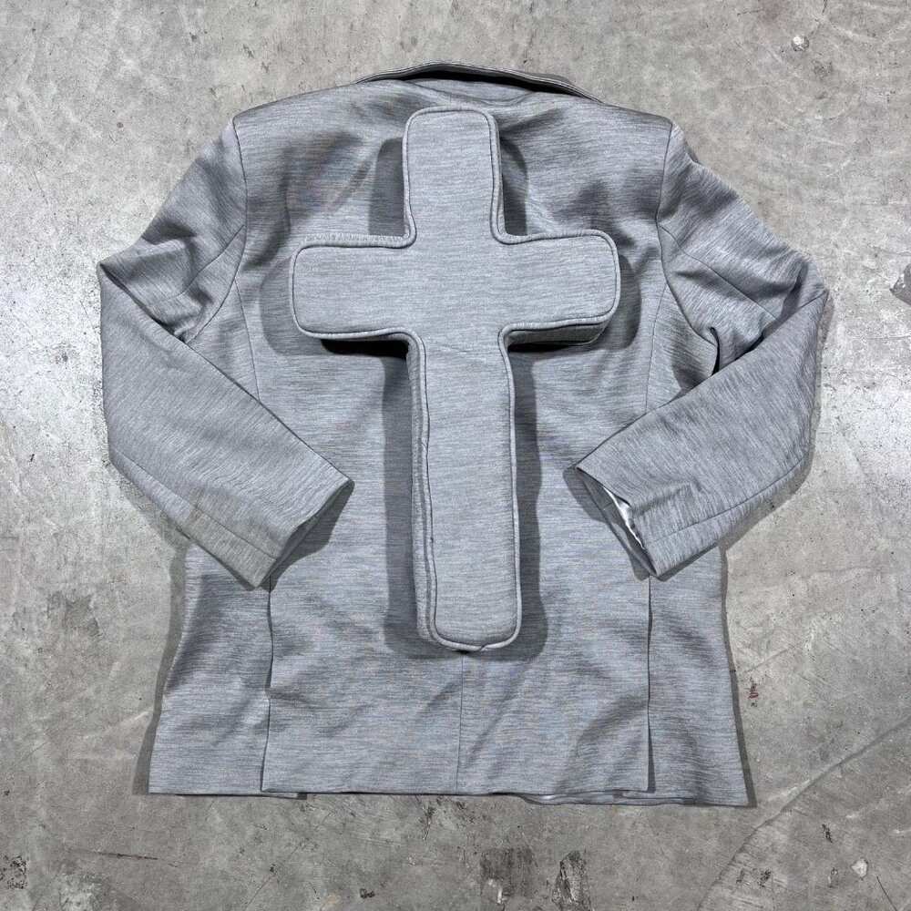 NEW SEVENTH HEAVEN HEATHER CROSS JACKET SZ MEDIUM